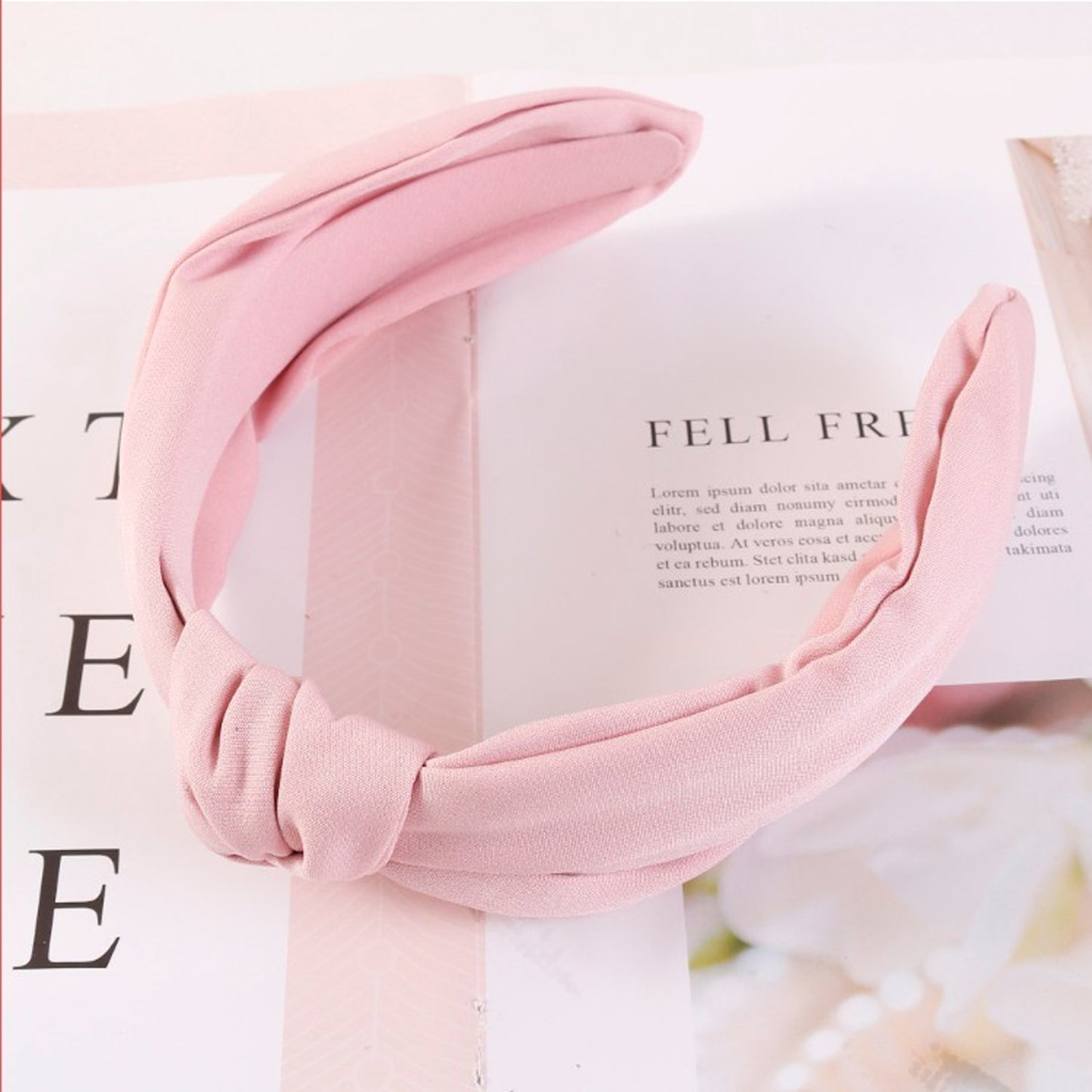 Fashion Women's Hairband Headband Solid Headwear Classic Girls Hair Accessories DIY Turban Hair Band Hair Hoop