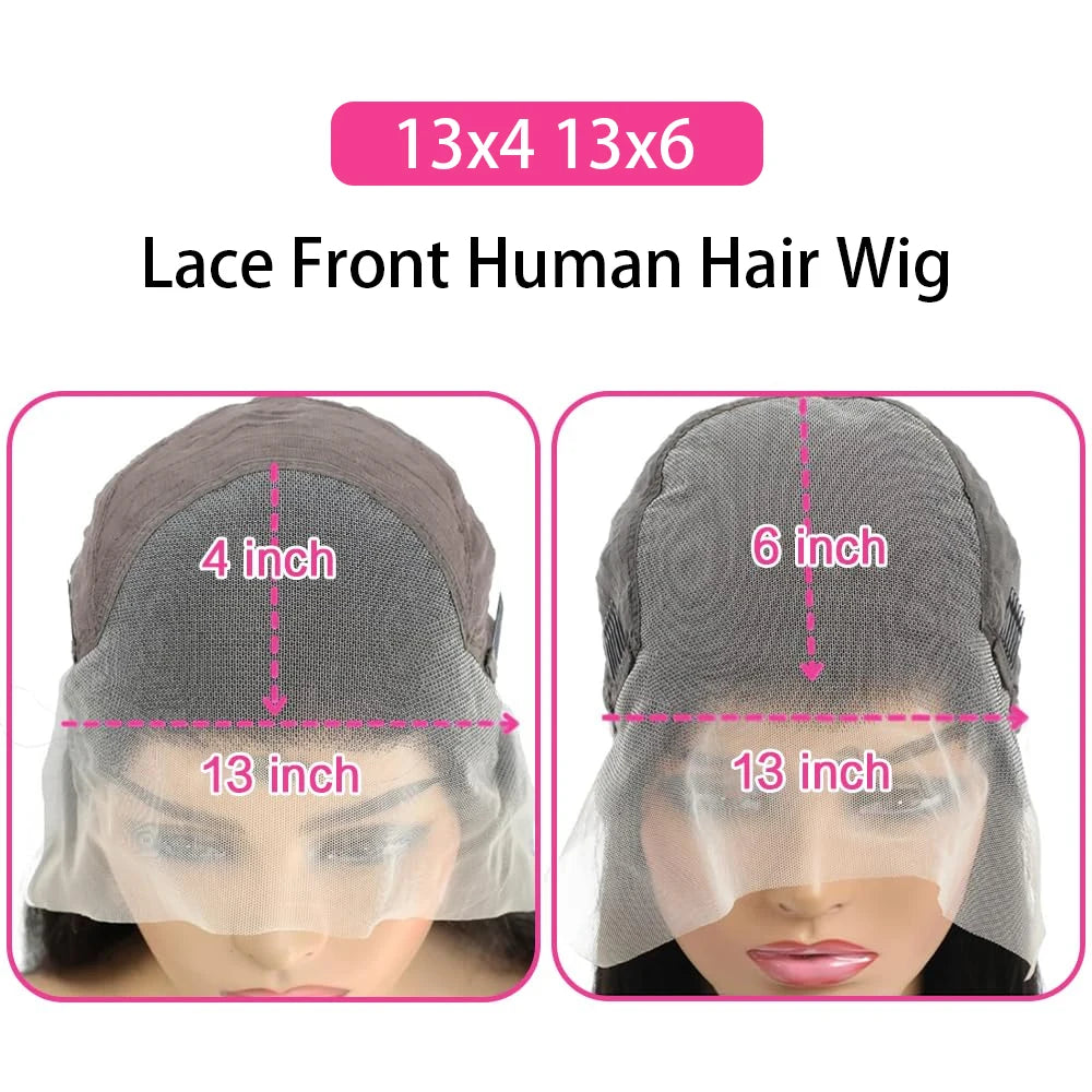 Burmese Curly Human Hair Wig Vietnamese Hair 13X6 Lace Front Wigs Human Hair 200% Density Transparent Lace Front Wig