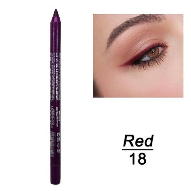 14 Colors Long-lasting Eye Liner - DunbiBeauty, LLC