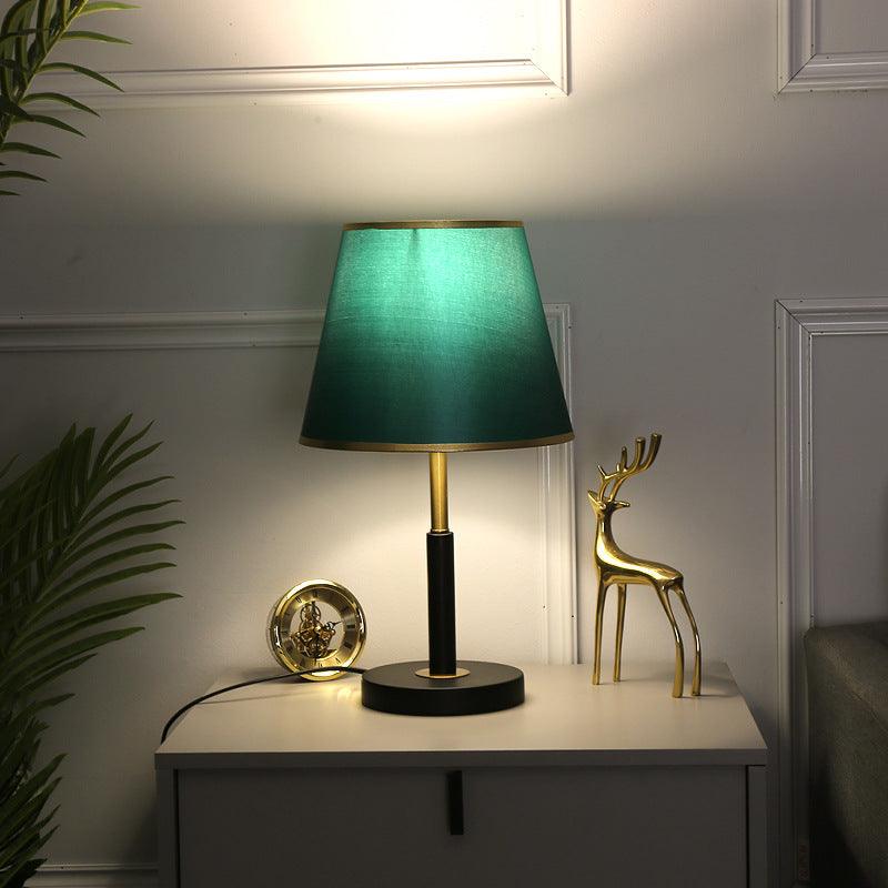 Nordic Household Table Lamp Bedroom Bedside Lamp Simple Modern Warm Romantic Remote Control Dimmable Bedside Table Wedding Lamp SupDropshipping