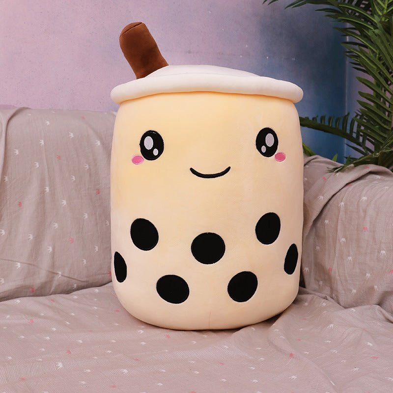 Creative Simulation Milk Tea Plush Toy Cup Pillow Cute Funny Doll Pearl Milk Tea Cup Cushion Creative Decoration - DunbiBeauty, LLC