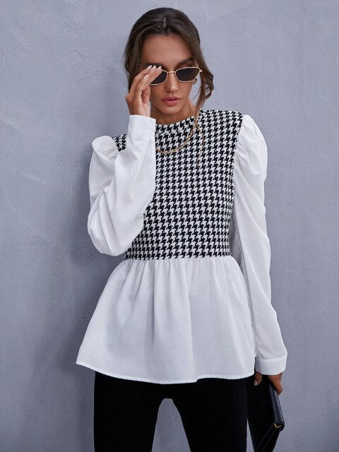 Elegant O-Neck Blouse - DunbiBeauty, LLC