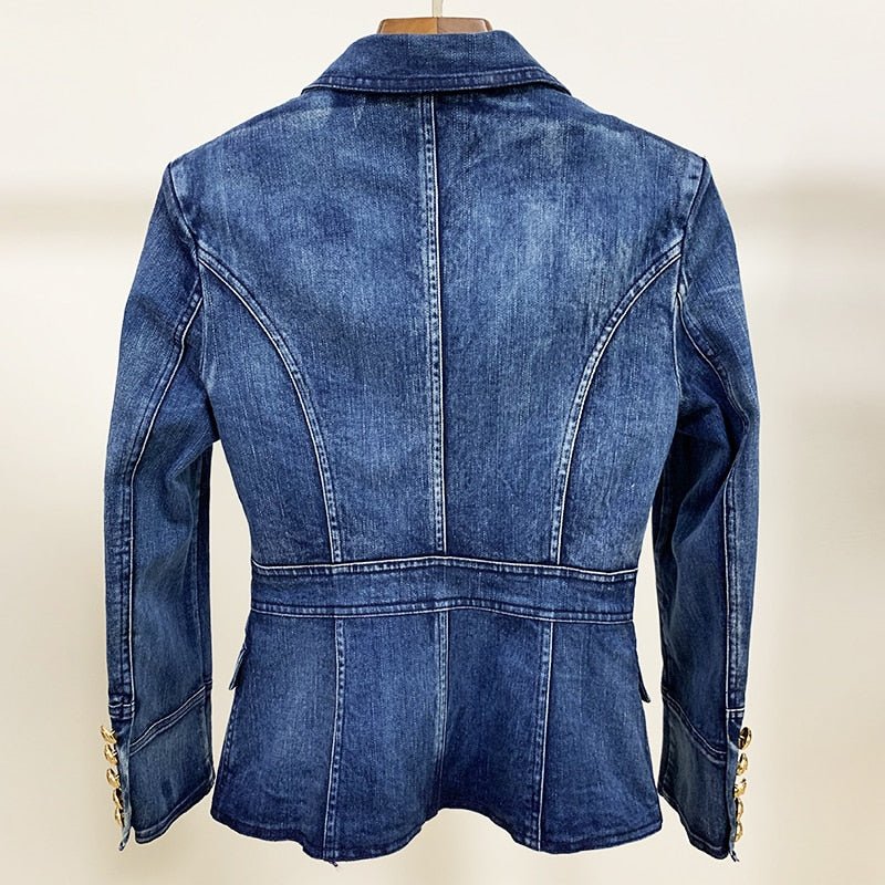 HIGH STREET Women's Denim Blazer - DunbiBeauty, LLC