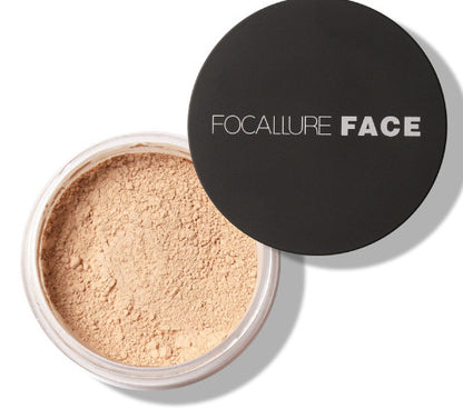 FOCALLURE oil control, breathable makeup, transparent powder, 24-hour long-lasting anti-sweat, no makeup powder