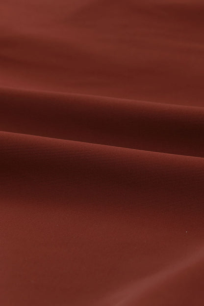 Strappy Neck Detail High Waist Swimsuit