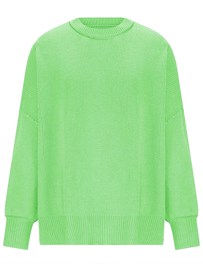 Round Neck Long Sleeve Sweater