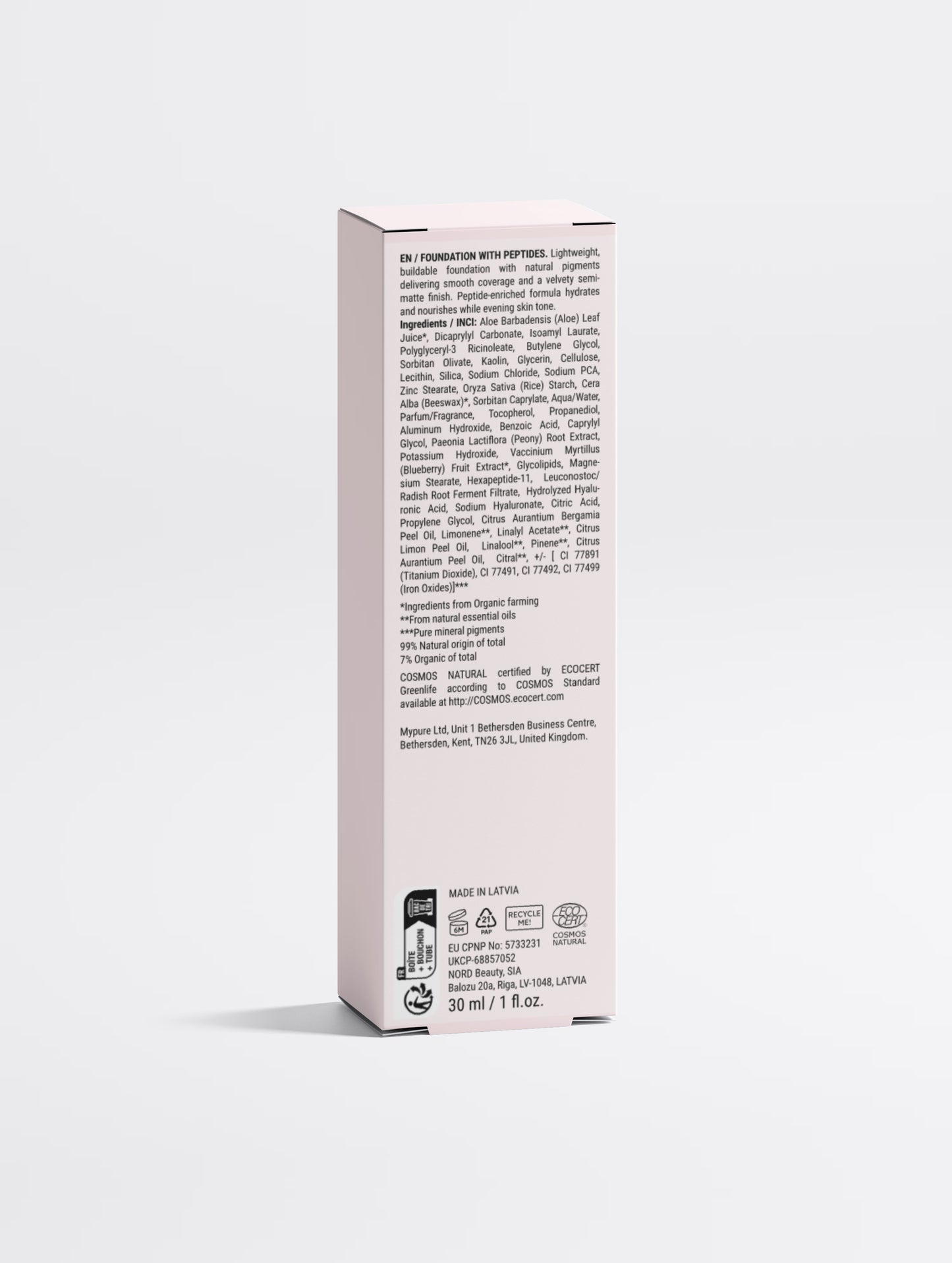Foundation with Peptides,  25 Medium Warm