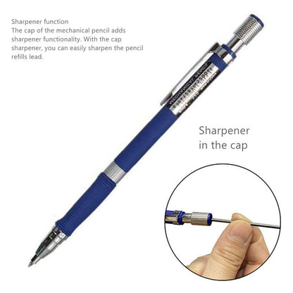 2.0mm Mechanical Pencil Set 2B Automatic Pencils with Color/Black Lead Refills for Draft Drawing, Writing, Crafting, Art Sketch