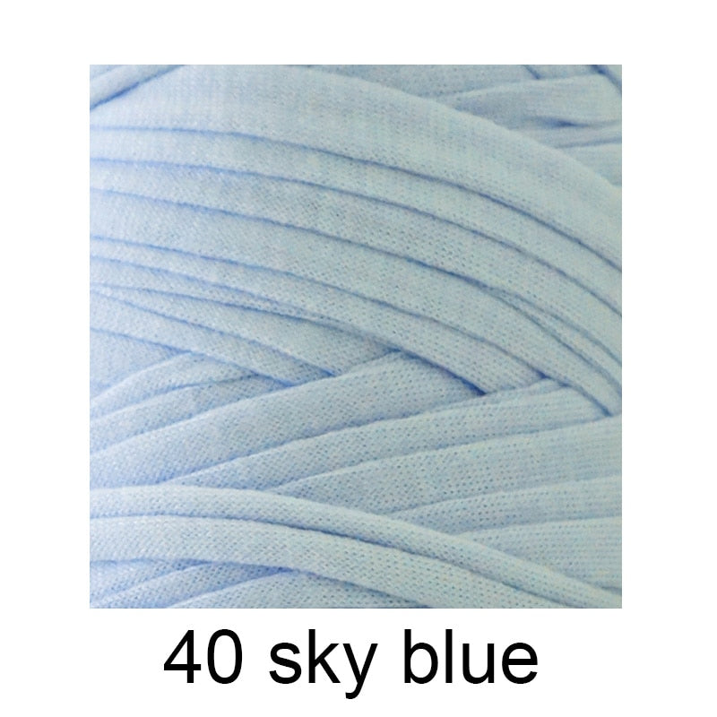 210g/pcs Fancy Yarns For Hand Knitting Thick Thread Crochet Cloth Yarn DIY bag handbag carpet cushion Cotton Cloth T-Shirt Yarn