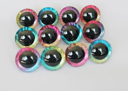 20pcs/lot--L12---12mm/14/16/18/20/25/30/35mm New Lovely  toy safety eyes 3D  doll eyes + fabric + washer for  diy plush doll