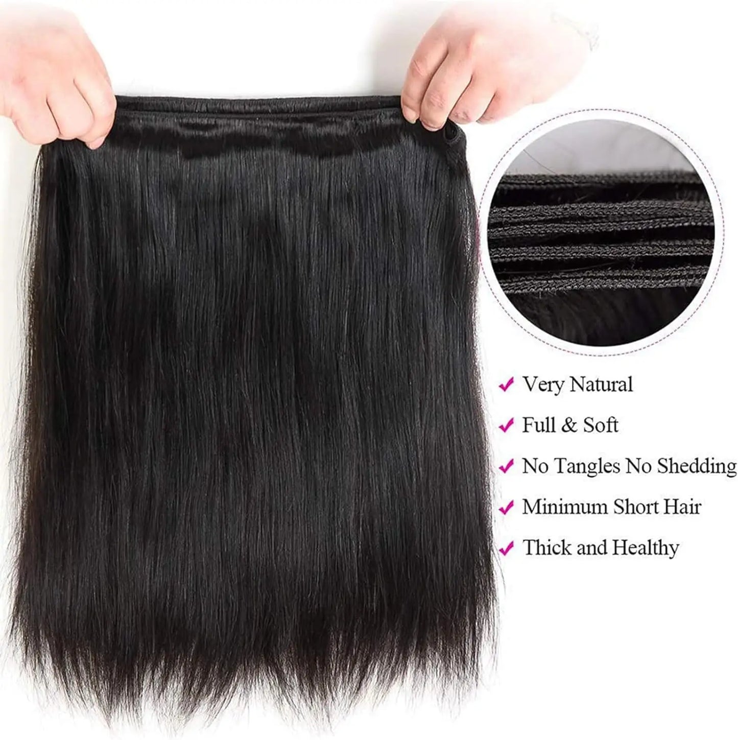 12A 30 Inch Human Hair Bundles Brazilian Hair Weave Bundles Straight Human Hair Bundles 30 Inch Bundles Hair Extensions