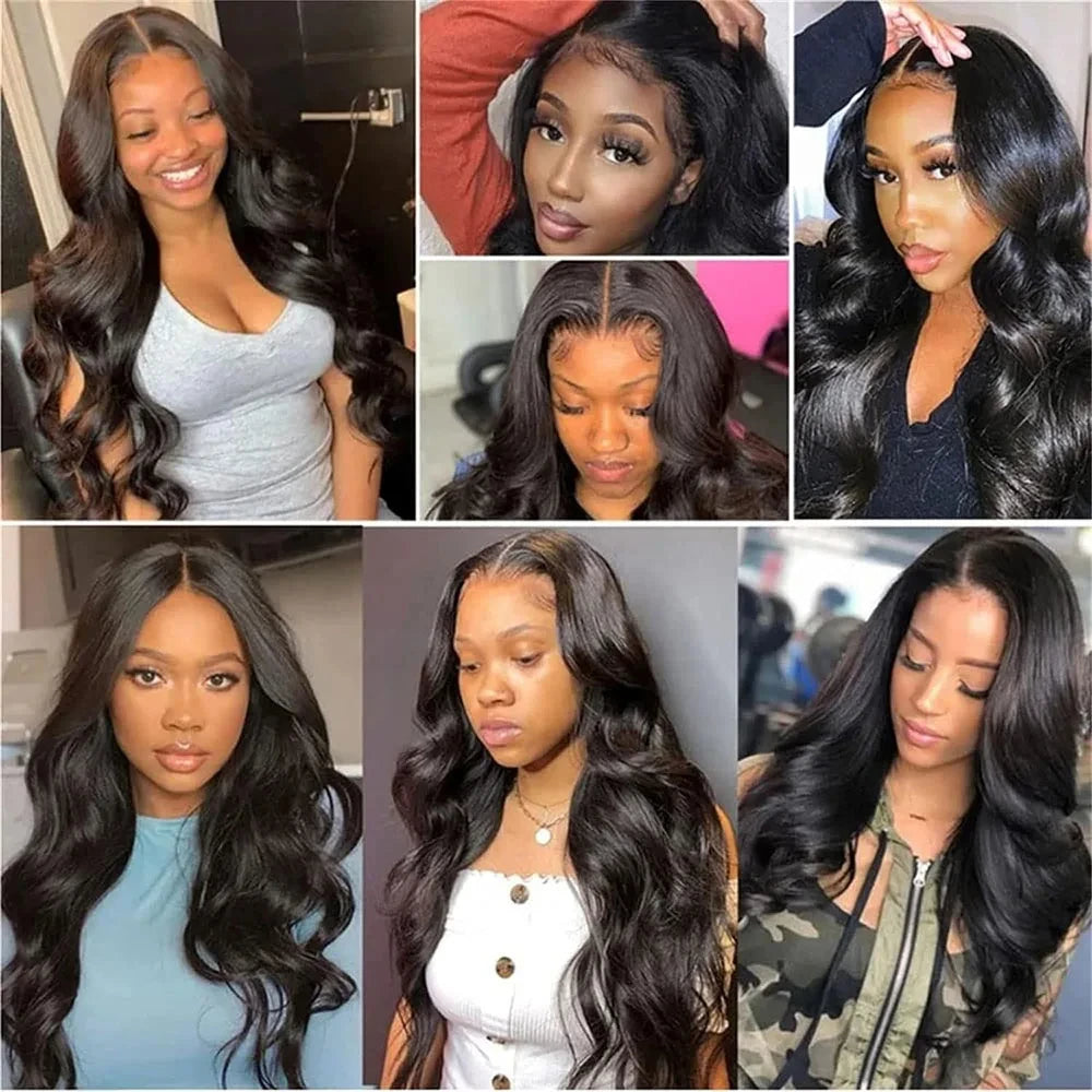13x4 Lace Frontal Wig Body Wave Human Hair Wig Transparent 13x6 Lace Front Guleless Human Hair Wig Remy Human Hair Wig For Woman