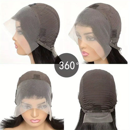  Human Hair Ombre Brown Pixie Cut Bob Wig 13x4 Lace Front Straight Short Wigs for Women  Party & Casual Attire Everyday Wig