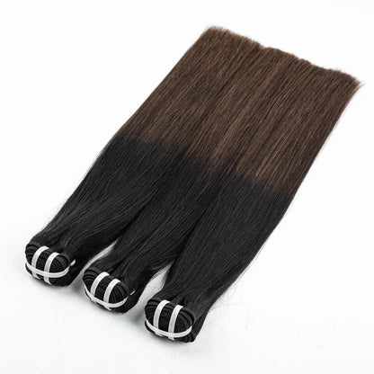15A Double Drawn Human Hair Bundles Vietnamese Raw Virgin Bone Straight Human Hair Bundles 1BT4 Ombre Hair Extension 100g/bundle
