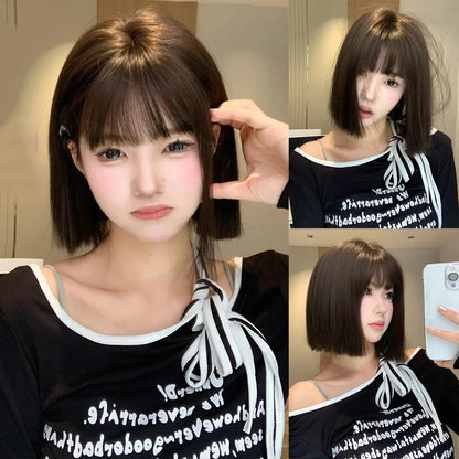 Long Wavy Wave Ombre Black Brown Purple Cosplay Wigs Heat Resistant Synthetic Wigs Middle Part Natural Lolita Wigs For Women