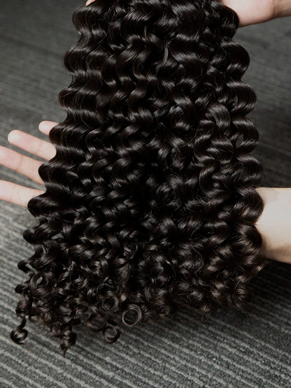 Burmese Loose Curly 100% Human Hair Bundles 30 34 Inch Deep Wave Bundles Human Hair Water Wave Remy Raw Extensions Hair Weave