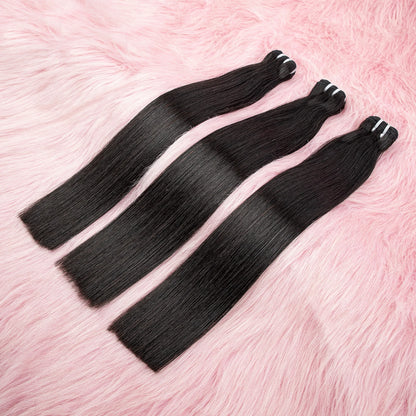 16A Double Drawn Vietnamese Raw Human Hair Bundles Bone Straight Bundles Human Hair Bundles Hair Extensions 100g/bundle