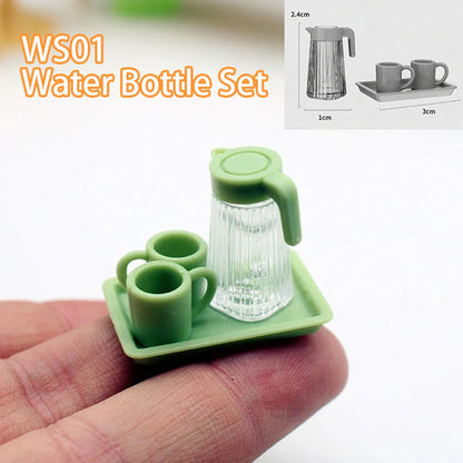 1:12 Scale Miniature Dollhouse Coffee Machine Accessories Blender Juicer Appliance Model Doll Furniture Play Mini Kitchen Toy