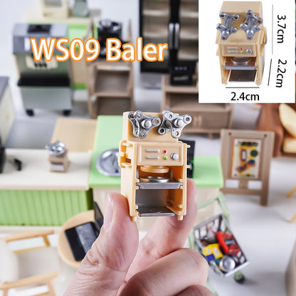 1:12 Scale Miniature Dollhouse Coffee Machine Accessories Blender Juicer Appliance Model Doll Furniture Play Mini Kitchen Toy