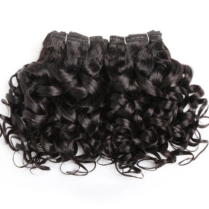 Curly Human Hair Bundles 100% Human Hair Bundles Brazilian Hair Weave Bundles 6 Pcs/Lot Color 1B/2/4/30/33/99J Curly Hair