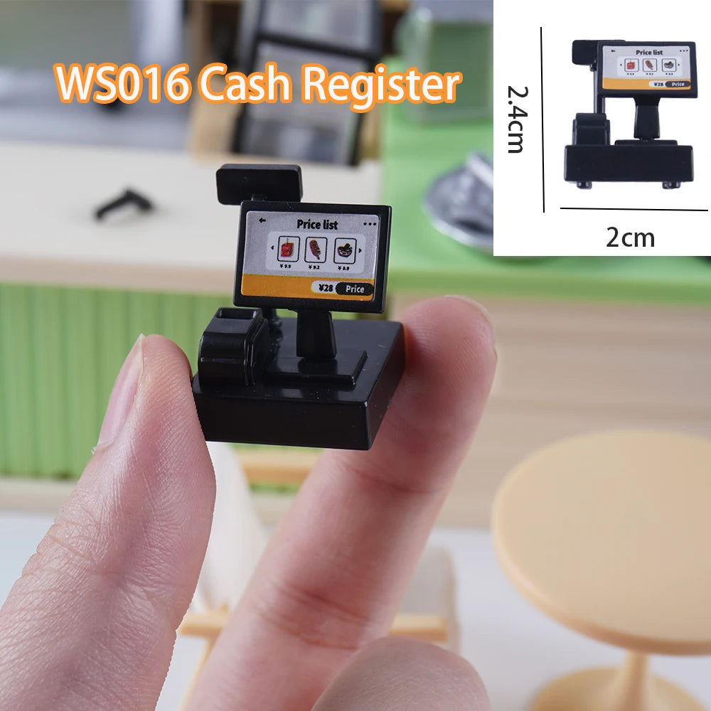 1:12 Scale Miniature Dollhouse Coffee Machine Accessories Blender Juicer Appliance Model Doll Furniture Play Mini Kitchen Toy