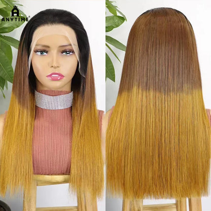 Double Drawn 13x4 Transparent Lace Front Human Hair Wig 12A Hair 350% Density Straight Human Hair Wig Frontal Wigs for Women