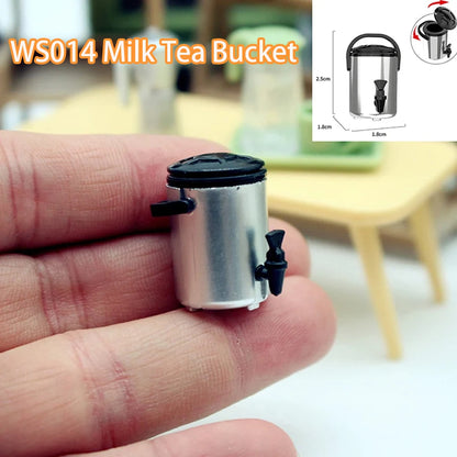 1:12 Scale Miniature Dollhouse Coffee Machine Accessories Blender Juicer Appliance Model Doll Furniture Play Mini Kitchen Toy