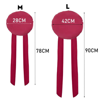 Women Satin Bonnet With Wide Stretch Ties Band Long Tail Bonnet Satin Cheveux Nuit Silk Sleeping Night Cap Bonnets