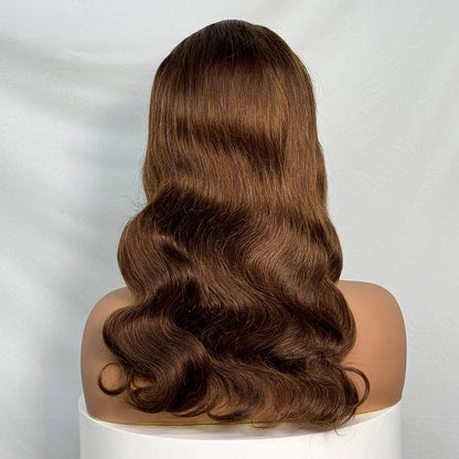 230% Density 12A Hair 20 Inches Body Wave Big Wavy Curly Human Hair Wig 13x4 Transparent Lace Front Human Hair Wig