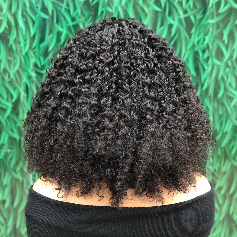 Braided Human Hair Wig 13x4 Lace Front Wigs Braided BOB Wigs For Women African Curly Human Hair Wigs Preplucked Transparent Lace