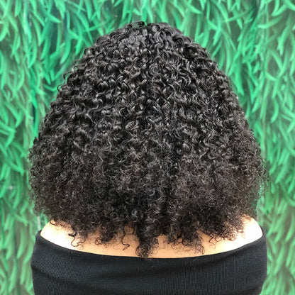 Braided Human Hair Wig 13x4 Lace Front Wigs Braided BOB Wigs For Women African Curly Human Hair Wigs Preplucked Transparent Lace