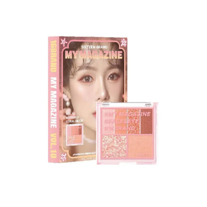 16BRAND My Magazine Shadow Palette 7.5g (10colors)