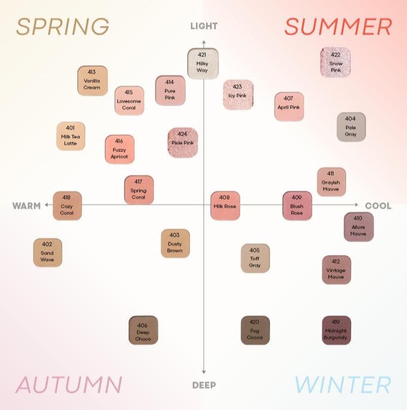 TONYMOLY Eye Tone Single Eye Shadow #401~#413