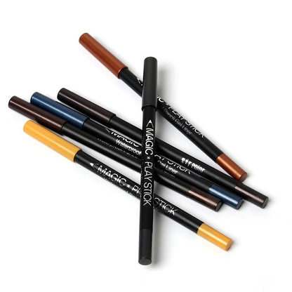 12 Color Eyeliner Pencil Pearl Eyes Lying Silkworm - DunbiBeauty, LLC