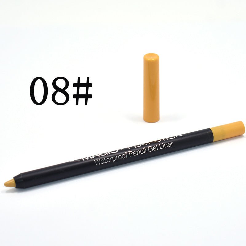 12 Color Eyeliner Pencil Pearl Eyes Lying Silkworm - DunbiBeauty, LLC