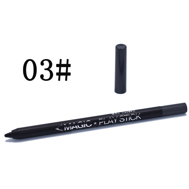 12 Color Eyeliner Pencil Pearl Eyes Lying Silkworm - DunbiBeauty, LLC