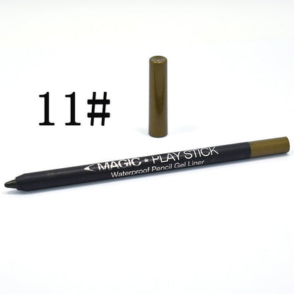 12 Color Eyeliner Pencil Pearl Eyes Lying Silkworm - DunbiBeauty, LLC