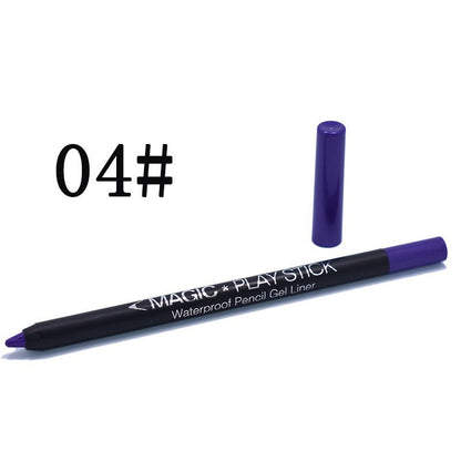 12 Color Eyeliner Pencil Pearl Eyes Lying Silkworm - DunbiBeauty, LLC