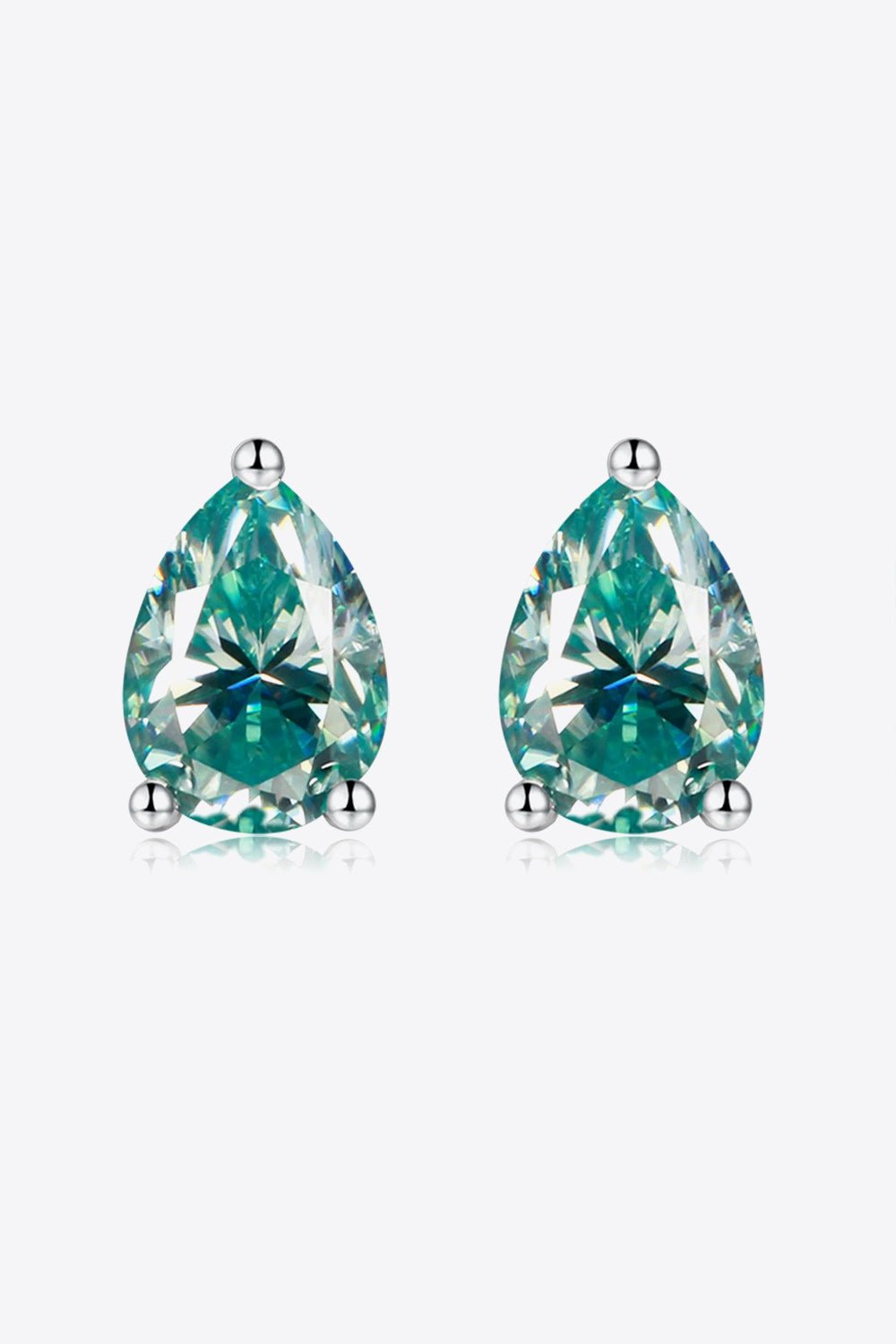 2 Carat Moissanite Teardrop Earrings - DunbiBeauty, LLC