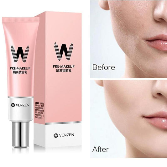 30ml VENZEN W Primer Make Up Shrink Pore Primer Base Smooth Face Brighten Makeup Skin Invisible Pores Concealer Korea - DunbiBeauty, LLC