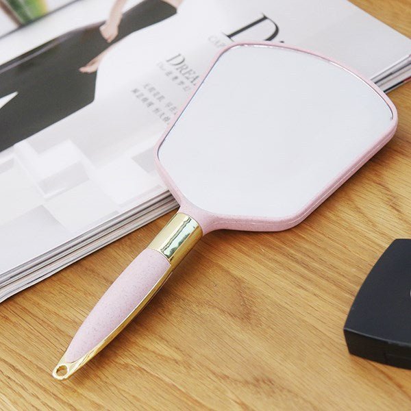 4 Colors Square Makeup Mirrors Handheld Toilet Table Cosmetic Looking Glass - DunbiBeauty, LLC