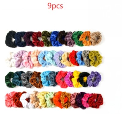 40 color gold velvet head ring - DunbiBeauty, LLC