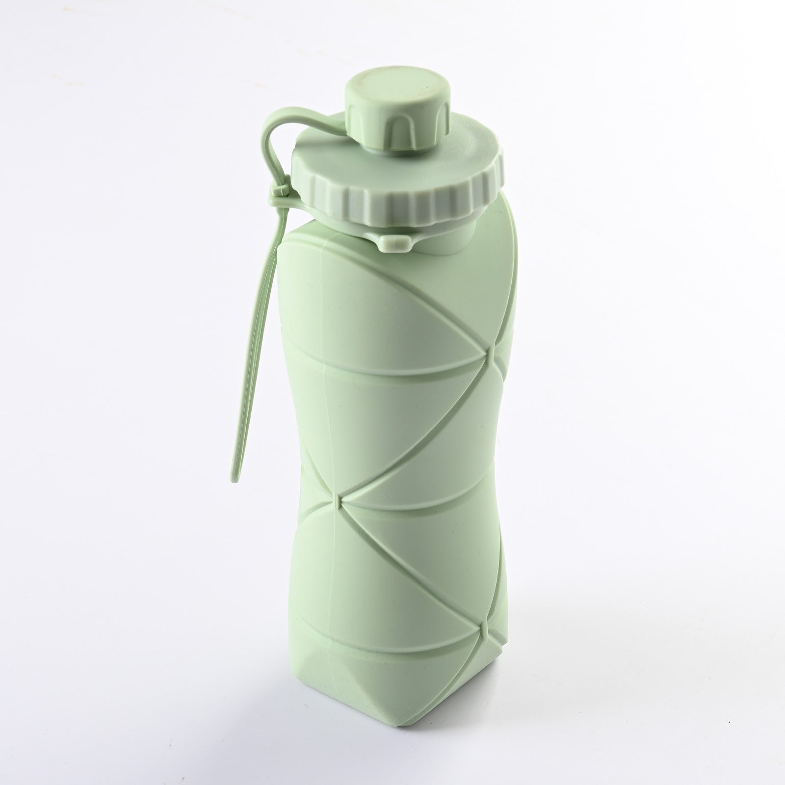 600ml Folding Silicone Water Bottle Sports Water Bottle Outdoor Travel Portable Water Cup Running Riding Camping Hiking Kettle - DunbiBeauty, LLC