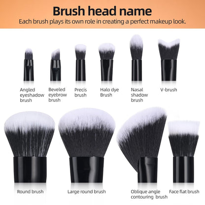 Makeup Brushes 10 Pcs Set