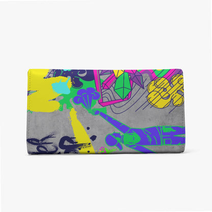 Foldable Wallet Graffiti, Paint, Art, Spray Painting, Don't Give Up, Inspirational, Motivational (Designed by Dunbi)