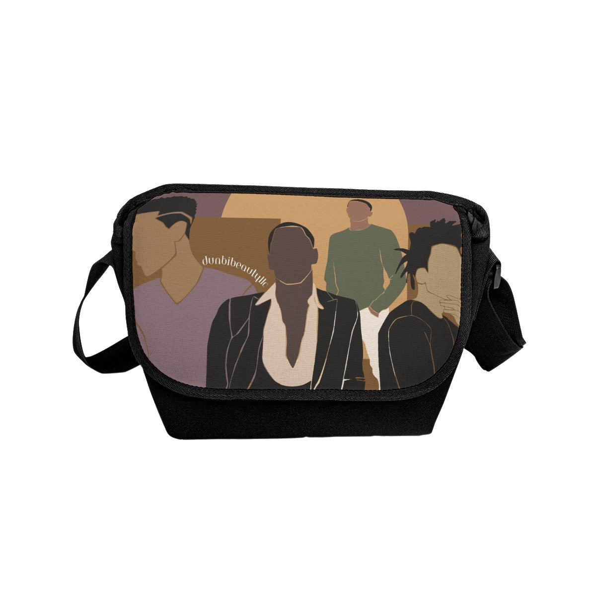 Messenger Bags  Black Men, Music, Sophistication, Style, Youth, Style #2 (Designed by Dunbi)