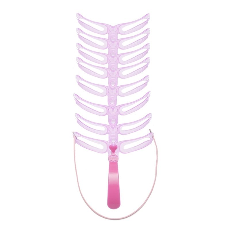 8PCS Eyebrow Shaper Makeup Template Eyebrow Grooming Shaping Stencil Kit - DunbiBeauty, LLC