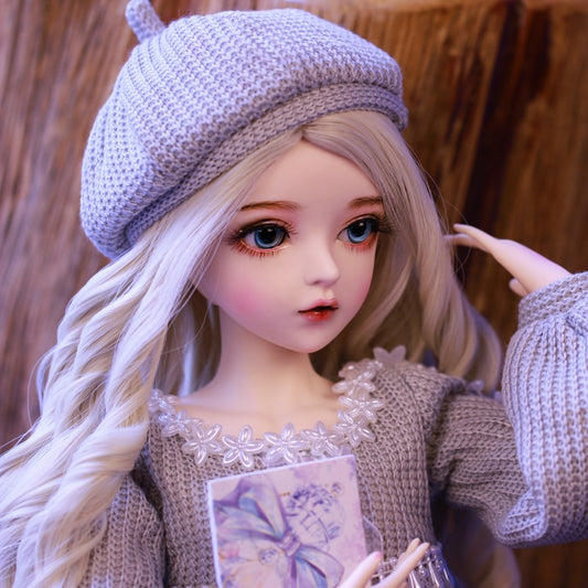 ⚠️ bjd doll 60cm gifts for girl Silver hair Doll With Clothes Change Eyes Doris Dolls Best Valentine's Day Gift bebe reborn