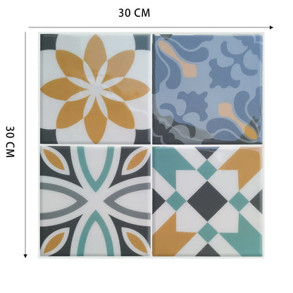 Self Adhesive Kitchen Waterproof Vinyl Mosaic Peel and Stick backsplash Wall Sticker Tiles Dsers