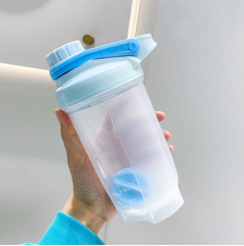 Blender Shaker Bottle With Scale Protein Shakes Leakproof For Powder Workout Gym Fitness Sport Mixing Cup Water Bottle Kitchen Gadgets - DunbiBeauty, LLC